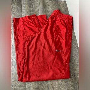 VTG Nike Supreme Basketball Pants Mens Large Breakaway Snaps Shimmery Track Y2K